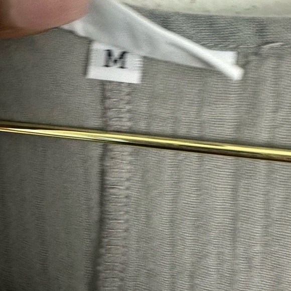 Bryn Walker Gray Gauze Cotton Dress Size M - Picture 3 of 5